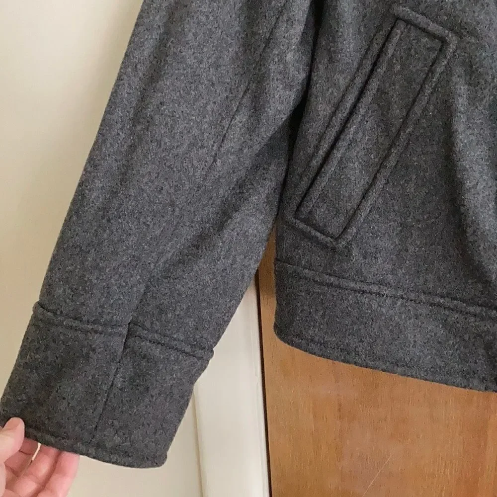Banana Republic Moto Italian woven wool jacket